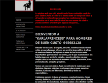 Tablet Screenshot of karlaprincess.com